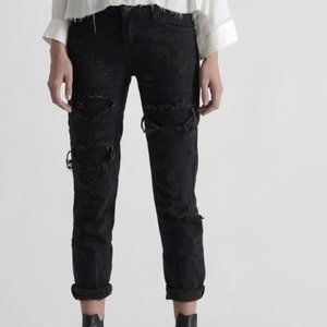 Fox Black Awesome Baggies Straight Leg Jean